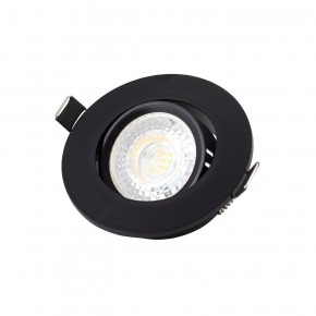 DK3020-BK Встраиваемый светильник, IP 20, 10 Вт, GU5.3, LED, черный, пластик в Копейске - kopejsk.ok-mebel.com | фото 1