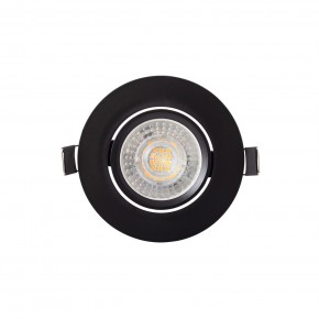 DK3020-BK Встраиваемый светильник, IP 20, 10 Вт, GU5.3, LED, черный, пластик в Копейске - kopejsk.ok-mebel.com | фото