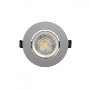 DK3020-CM Встраиваемый светильник, IP 20, 10 Вт, GU5.3, LED, серый, пластик в Копейске - kopejsk.ok-mebel.com | фото 1