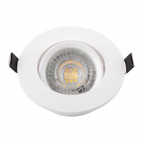 DK3020-WH Встраиваемый светильник, IP 20, 10 Вт, GU5.3, LED, белый, пластик в Копейске - kopejsk.ok-mebel.com | фото 4