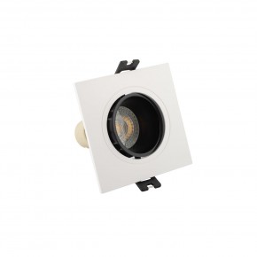 DK3021-WB Встраиваемый светильник, IP 20, 10 Вт, GU5.3, LED, белый/черный, пластик в Копейске - kopejsk.ok-mebel.com | фото 2