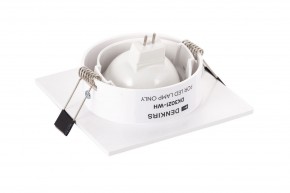DK3021-WH Встраиваемый светильник, IP 20, 10 Вт, GU5.3, LED, белый, пластик в Копейске - kopejsk.ok-mebel.com | фото 4
