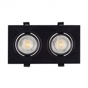 DK3022-BK Встраиваемый светильник, IP 20, 10 Вт, GU5.3, LED, черный, пластик в Копейске - kopejsk.ok-mebel.com | фото 2