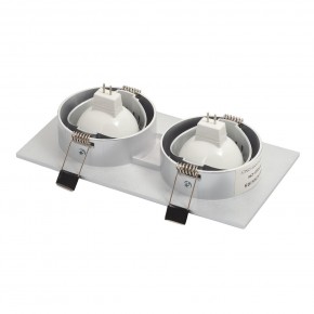 DK3022-CM Встраиваемый светильник, IP 20, 10 Вт, GU5.3, LED, серый, пластик в Копейске - kopejsk.ok-mebel.com | фото 4