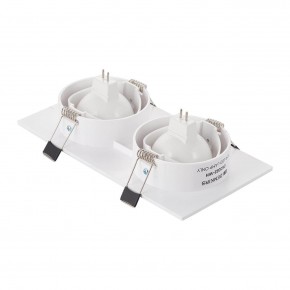 DK3022-WH Встраиваемый светильник, IP 20, 10 Вт, GU5.3, LED, белый, пластик в Копейске - kopejsk.ok-mebel.com | фото 3