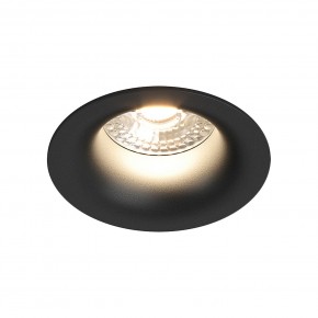 DK3024-BK Встраиваемый светильник, IP 20, 10 Вт, GU5.3, LED, черный, пластик в Копейске - kopejsk.ok-mebel.com | фото