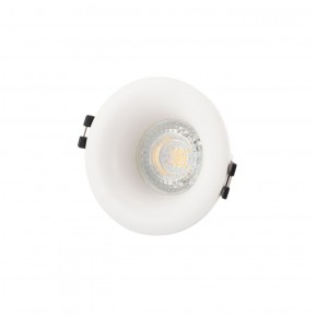 DK3024-WH Встраиваемый светильник, IP 20, 10 Вт, GU5.3, LED, белый, пластик в Копейске - kopejsk.ok-mebel.com | фото