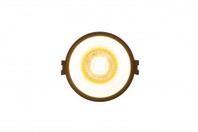 DK3026-BG Встраиваемый светильник, IP 20, 10 Вт, GU5.3, LED, черный/золотой, пластик в Копейске - kopejsk.ok-mebel.com | фото 2