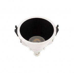 DK3026-WB Встраиваемый светильник, IP 20, 10 Вт, GU5.3, LED, белый/черный, пластик в Копейске - kopejsk.ok-mebel.com | фото 2