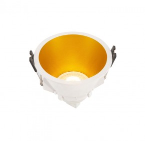 DK3026-WG Встраиваемый светильник, IP 20, 10 Вт, GU5.3, LED, белый/золотой, пластик в Копейске - kopejsk.ok-mebel.com | фото 4