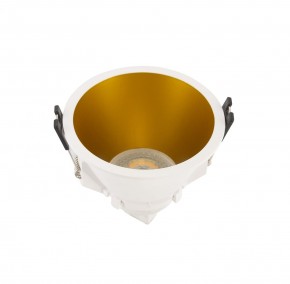 DK3026-WG Встраиваемый светильник, IP 20, 10 Вт, GU5.3, LED, белый/золотой, пластик в Копейске - kopejsk.ok-mebel.com | фото 2