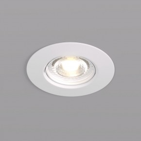 DK3028-WH Встраиваемый светильник, IP 20, 10 Вт, GU5.3, LED, белый, пластик в Копейске - kopejsk.ok-mebel.com | фото