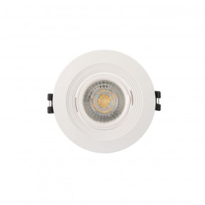 DK3029-WH Встраиваемый светильник, IP 20, 10 Вт, GU5.3, LED, белый, пластик в Копейске - kopejsk.ok-mebel.com | фото