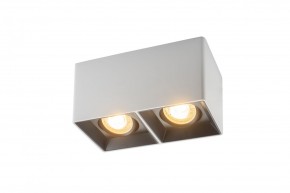 DK3035-WB Светильник накладной IP 20, 10 Вт, GU5.3, LED, белый/черный, пластик в Копейске - kopejsk.ok-mebel.com | фото