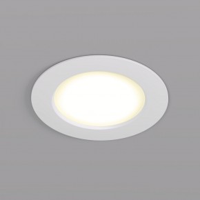DK3046-WH Встраиваемый светильник, IP 20, 5Вт, LED, белый, пластик в Копейске - kopejsk.ok-mebel.com | фото