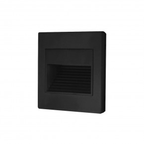 DK3050-BK Светильник встраиваемый в стену, IP 20, LED 3000, 1 Вт, черный пластик в Копейске - kopejsk.ok-mebel.com | фото