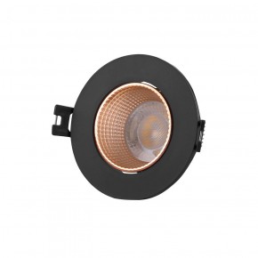 DK3061-BBR Встраиваемый светильник, IP 20, 10 Вт, GU5.3, LED, черный/бронзовый, пластик в Копейске - kopejsk.ok-mebel.com | фото 1