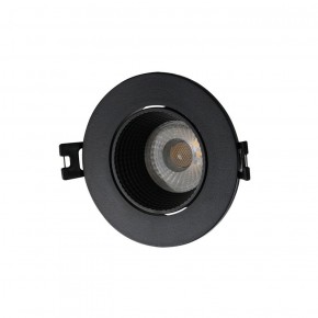 DK3061-BK Встраиваемый светильник, IP 20, 10 Вт, GU5.3, LED, черный/черный, пластик в Копейске - kopejsk.ok-mebel.com | фото