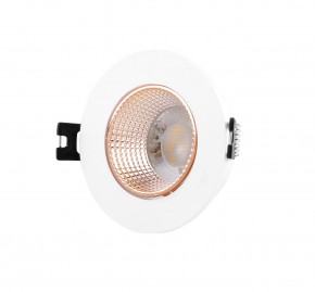 DK3061-WBR Встраиваемый светильник, IP 20, 10 Вт, GU5.3, LED, белый/бронзовый, пластик в Копейске - kopejsk.ok-mebel.com | фото