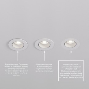 DK3061-WBR Встраиваемый светильник, IP 20, 10 Вт, GU5.3, LED, белый/бронзовый, пластик в Копейске - kopejsk.ok-mebel.com | фото 4