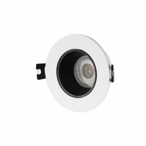 DK3061-WH+BK Встраиваемый светильник, IP 20, 10 Вт, GU5.3, LED, белый/черный, пластик в Копейске - kopejsk.ok-mebel.com | фото 1