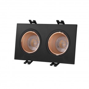 DK3072-BBR Встраиваемый светильник, IP 20, 10 Вт, GU5.3, LED, черный/бронзовый, пластик в Копейске - kopejsk.ok-mebel.com | фото