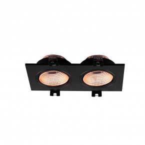 DK3072-BBR Встраиваемый светильник, IP 20, 10 Вт, GU5.3, LED, черный/бронзовый, пластик в Копейске - kopejsk.ok-mebel.com | фото 2