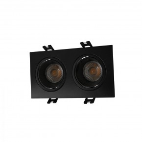 DK3072-BK Встраиваемый светильник, IP 20, 10 Вт, GU5.3, LED, черный/черный, пластик в Копейске - kopejsk.ok-mebel.com | фото