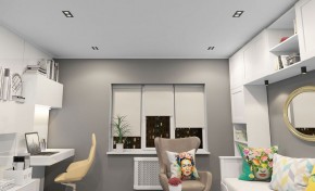 DK3072-BK+WH Встраиваемый светильник, IP 20, 10 Вт, GU5.3, LED, черный/белый, пластик в Копейске - kopejsk.ok-mebel.com | фото 2