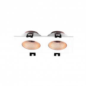 DK3072-WBR Встраиваемый светильник, IP 20, 10 Вт, GU5.3, LED, белый/бронзовый, пластик в Копейске - kopejsk.ok-mebel.com | фото 2