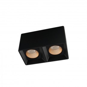 DK3085-BK+BR Светильник накладной IP 20, 10 Вт, GU5.3, LED, черный/бронзовый, пластик в Копейске - kopejsk.ok-mebel.com | фото
