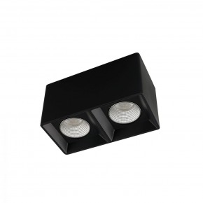 DK3085-BK+CH Светильник накладной IP 20, 10 Вт, GU5.3, LED, черный/хром, пластик в Копейске - kopejsk.ok-mebel.com | фото
