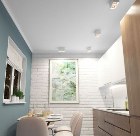 DK3085-WH+BR Светильник накладной IP 20, 10 Вт, GU5.3, LED, белый/бронзовый, пластик в Копейске - kopejsk.ok-mebel.com | фото 2