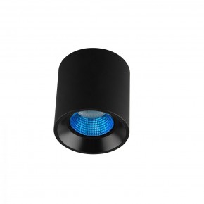 DK3090-BK+CY Светильник накладной IP 20, 10 Вт, GU5.3, LED, черный/голубой, пластик в Копейске - kopejsk.ok-mebel.com | фото