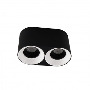 DK3096-BW+BK Светильник накладной IP 20, 10 Вт, GU5.3, LED, черно-белый/черный, пластик в Копейске - kopejsk.ok-mebel.com | фото
