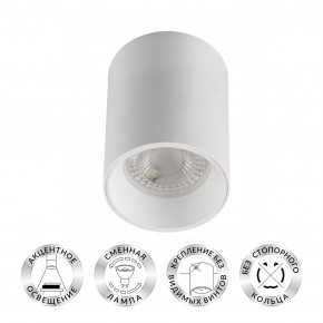 DK3110-WH Светильник накладной IP 20, 10 Вт, GU5.3, LED, белый, пластик в Копейске - kopejsk.ok-mebel.com | фото