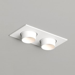 DK3122-WH Встраиваемый светильник, IP20, до 15 Вт, LED, GU5,3, белый, пластик в Копейске - kopejsk.ok-mebel.com | фото