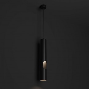 DK4045-BK Подвесной светильник, с декоративным вырезом, IP 20, до 15 Вт, LED, GU10, черный, алюминий в Копейске - kopejsk.ok-mebel.com | фото 2
