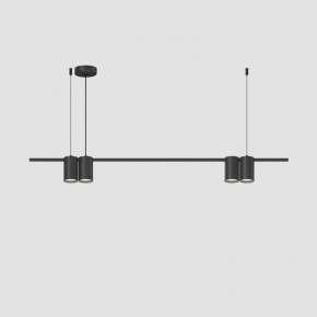 DK4061-BK Подвесной светильник ORBIT, IP20, 4xGU10 LED до 15 Вт, черный матовый, алюминий в Копейске - kopejsk.ok-mebel.com | фото