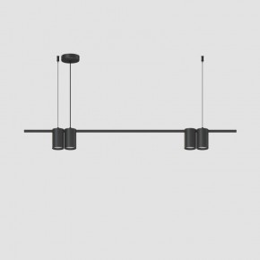 DK4061-BK Подвесной светильник ORBIT, IP20, 4xGU10 LED до 15 Вт, черный матовый, алюминий в Копейске - kopejsk.ok-mebel.com | фото 2