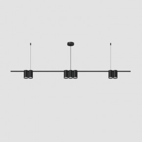DK4063-BK Подвесной светильник ORBIT, IP20, 7xGU10 LED до 15 Вт, черный матовый, алюминий в Копейске - kopejsk.ok-mebel.com | фото 2