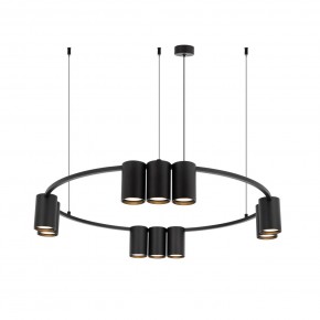 DK4065-BK Подвесной светильник ORBIT, IP20, 10xGU10 LED до 15 Вт, черный матовый, алюминий в Копейске - kopejsk.ok-mebel.com | фото 3