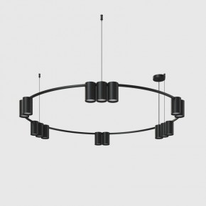 DK4067-BK Подвесной светильник ORBIT, IP20, 15xGU10 LED до 15 Вт, черный матовый, алюминий в Копейске - kopejsk.ok-mebel.com | фото 2