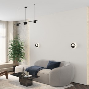 DK5060-BK Бра ORBIT, IP20, 3000К, LED, 10 Вт, черный матовый, алюминий в Копейске - kopejsk.ok-mebel.com | фото 6