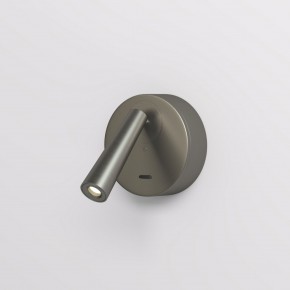 DK5072-DN Бра SHINE WALL со светодиодом, D104*H68, IP20, 3000К, 3W, RA?90, темный никель, алюминий в Копейске - kopejsk.ok-mebel.com | фото