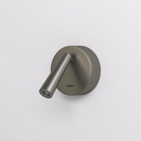 DK5072-DN Бра SHINE WALL со светодиодом, D104*H68, IP20, 3000К, 3W, RA?90, темный никель, алюминий в Копейске - kopejsk.ok-mebel.com | фото 2