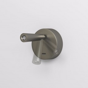 DK5072-DN Бра SHINE WALL со светодиодом, D104*H68, IP20, 3000К, 3W, RA?90, темный никель, алюминий в Копейске - kopejsk.ok-mebel.com | фото 3