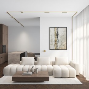 DK5072-SB Бра SHINE WALL со светодиодом, D104*H68, IP20, 3000К, 3W, RA?90, сатинированная латунь, алюминий в Копейске - kopejsk.ok-mebel.com | фото 6