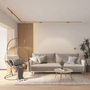 DK5072-SB Бра SHINE WALL со светодиодом, D104*H68, IP20, 3000К, 3W, RA?90, сатинированная латунь, алюминий в Копейске - kopejsk.ok-mebel.com | фото 8