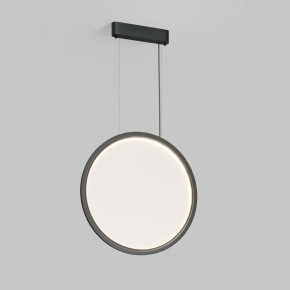 DK6606-BK Подвесной вертикальный светильник Veil со светодиодом H1700 d600 220V 48W 3000-6000K IP20 черный алюминий в Копейске - kopejsk.ok-mebel.com | фото 3